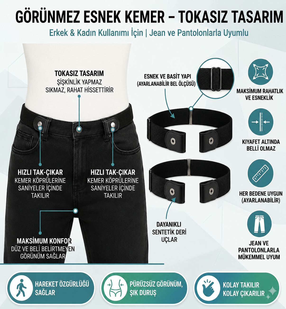 Movrila™ Premium Konfor Kemer